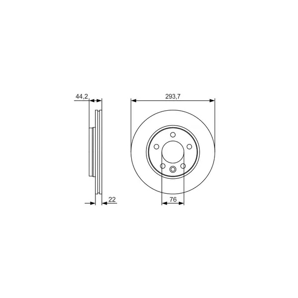 Disc frana BOSCH 0 986 479 S06