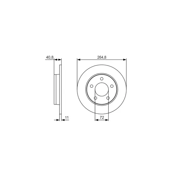 Disc frana BOSCH 0 986 479 S50