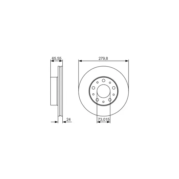 Disc frana BOSCH 0 986 479 S70