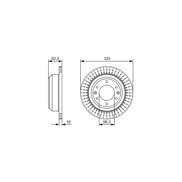 Disc frana BOSCH 0 986 479 U29