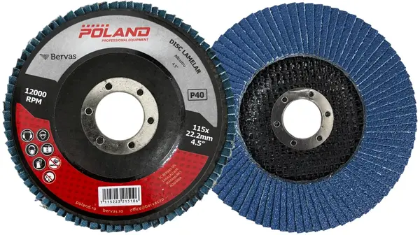 Disc Lamelar Poland Albastru 115mm P36