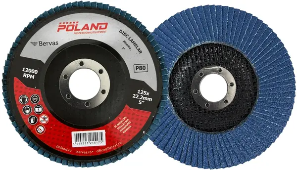 Disc Lamelar Poland Albastru 125mm P36