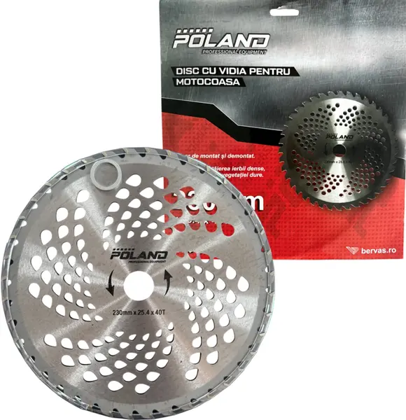 Disc Motocoasa cu Widia 230mm x 25.4 x 40T