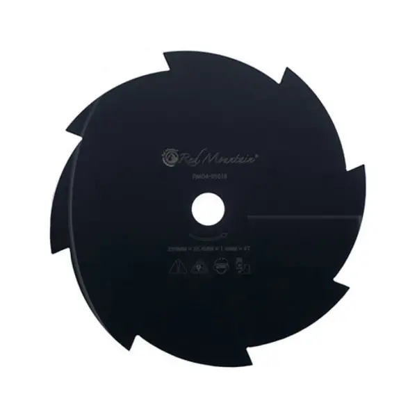 Disc Motocoasa, Grosime Lama 1.4 mm, Diametru Gaura Centrala 25.4 mm, Diametru Exterior 255 mm, 8 Dinti, Red Mountain