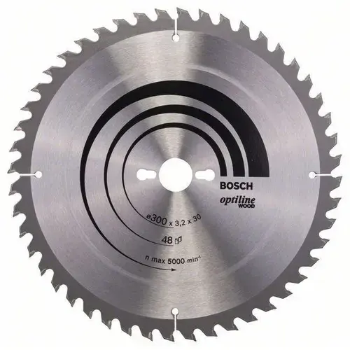 Disc pentru fierastrau circular, Bosch, Otel, Argintiu