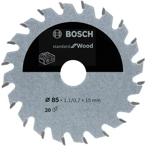 Disc pentru fierastrau circular, Bosch Standard for Wood 85x15x20T