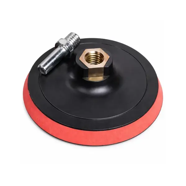 Disc Suport 125 mm din plastic &ndash; cu Tijă, strat EVA 3 mm