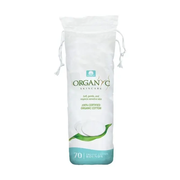 Dischete Demachiante din Bumbac Organic, 70 Buc, Organyc