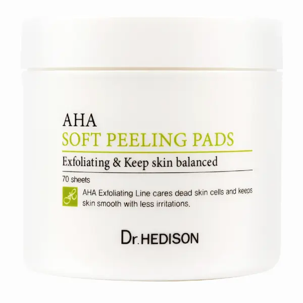 Dischete exfoliante curatare ten, 70 bucati, Dr Hedison