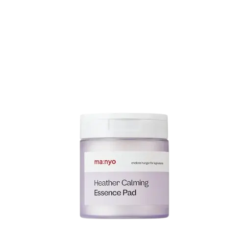 Dischete imbibate cu ser Heather Calming Essence Pad, 60 bucati, Ma:nyo