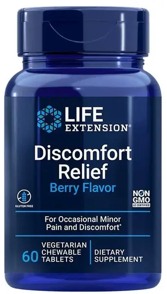 Discomfort Relief Life Extension - 600 mg, 60 tablete masticabile