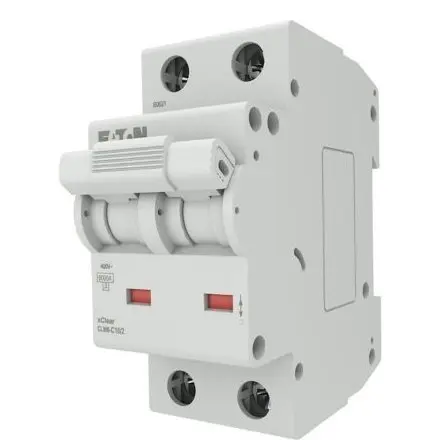 Disjunctor Bipolar xClear CLM Eaton EP-504694, 2P, 16A, curba C, 6kA, 400V, IP20