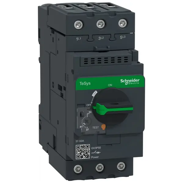 Disjunctor Motor Schneider tip GV3P50, termo-magnetic , 37-50A - Conectori BTR everlink
