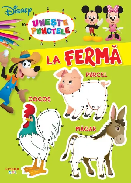 Disney Bebe. Uneste punctele. La ferma
