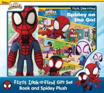Disney Junior Marvel Spidey & His Amazing Friends First LF Book Box Plush Gift Set, Hardback/PI Kids