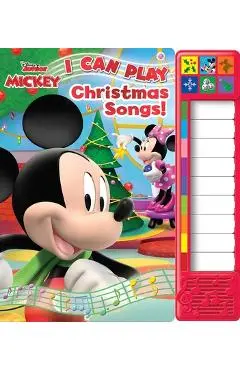 Disney Junior Mickey Mouse Clubhouse: I Can Play Christmas Songs! Sound Book [With Battery] - Pi Kids