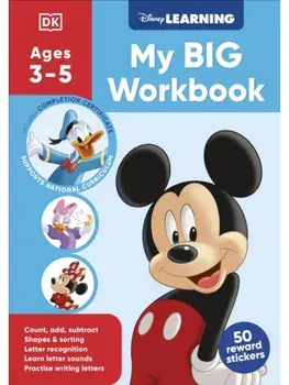 Disney Learning Big Workbook Ages 3-5, Paperback/DK