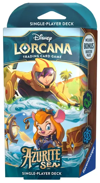 Disney Lorcana TCG: Azurite Sea Starter Deck - Go Go Tomago & Gadget Hackwrench