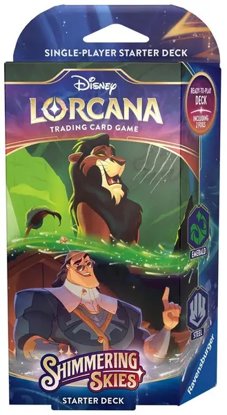 Disney Lorcana TCG: Shimmering Skies Starter Deck - Scar and Kronk