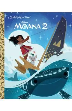 Disney Moana 2 Little Golden Book - Golden Books