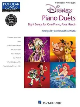 Disney Piano Duets: Hal Leonard Student Piano Library Popular Songs Series Intermediate 1 Piano, 4 Hands, Paperback/Mike Watts