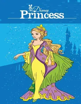 Disney Princess: Adult Coloring Book: Beautiful designs to Inspire your Creativity and Relaxation., Paperback/Mainland Publisher