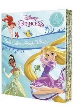 Disney Princess Little Golden Book Library (Disney Princess): Tangled; Brave; The Princess and the Frog; The Little Mermaid; Beauty and the Beast; Cin - Various