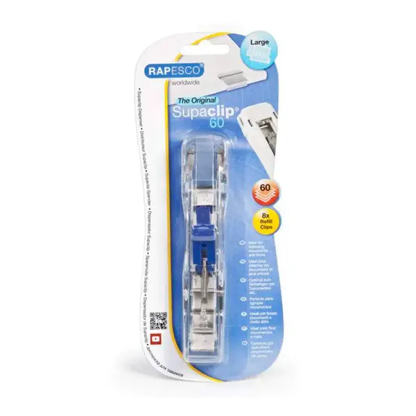 Dispenser clipsuri metalice 60 coli Rapesco include 8 clipsuri Dispenser clipsuri metalice 60 coli Rapesco include 8 clipsuri