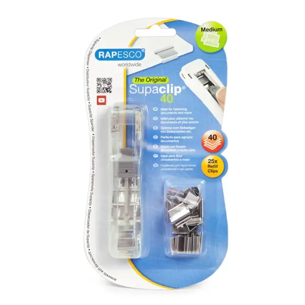 Dispenser clipsuri metalice Rapesco include 25 clipsuri Dispenser clipsuri metalice Rapesco include 25 clipsuri