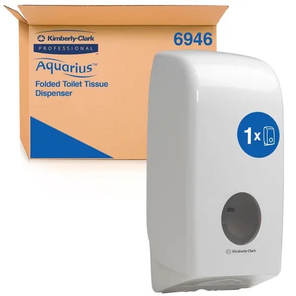 Dispenser hartie igienica pliata alb/negru Aquarius Dispenser hartie igienica pliata alb/negru Aquarius alb