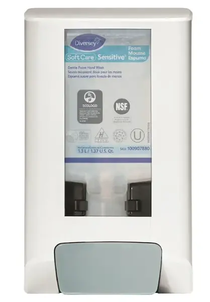 Dispenser manual plastic ABS alb Soft Care MED H5 1.3L Dispenser manual plastic ABS alb Soft Care MED H5 1.3L