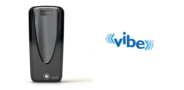 Dispenser odorizare VIBE - prin retea vibratoare - culoare negru
