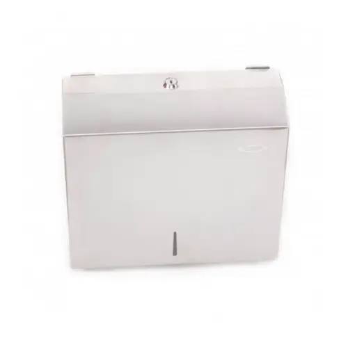 Dispenser prosop Limpio, Capacitate 500 bucati (Argintiu)