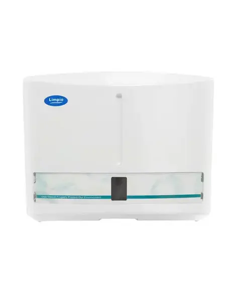 Dispenser prosop Z Limpio, Capacitate 500 bcuati, 23 x 8 cm (Alb)