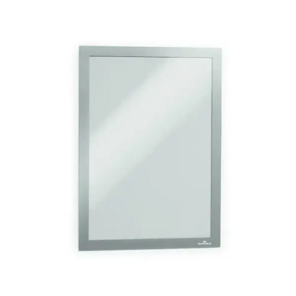 Display autoadeziv magnetic Durable Duraframe A4 2 bucati/set argintiu Display autoadeziv magnetic Durable Duraframe A4 2 bucati/set argintiu
