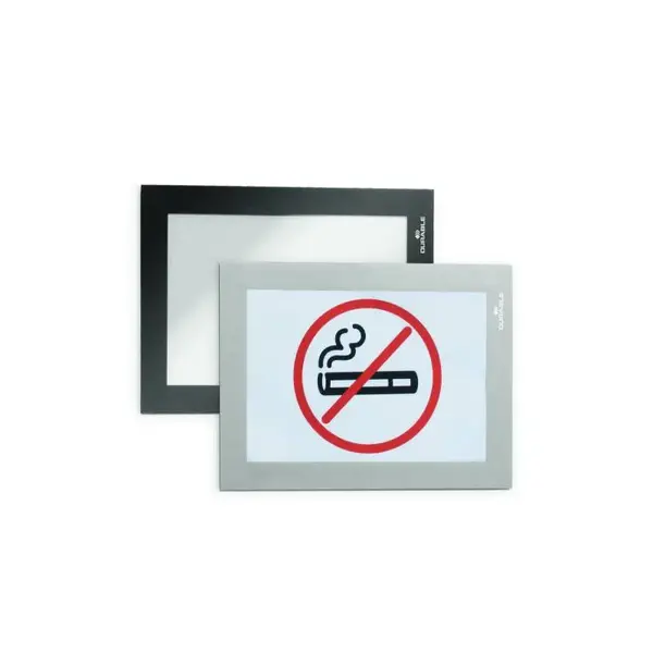 Display autoadeziv magnetic Durable Duraframe A6 2 bucati/set negru Display autoadeziv magnetic Durable Duraframe A6 2 bucati/set negru