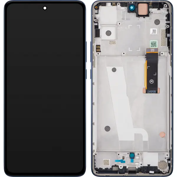 Display cu Touchscreen Motorola Edge 30, cu Rama, Gri (Meteorite Gray), Service Pack 5D68C20584