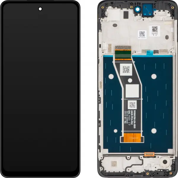 Display cu Touchscreen Motorola Moto G24 Power / G24, cu Rama, Negru, Service Pack 5D68C23810