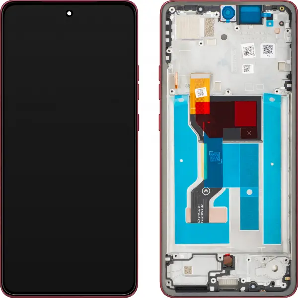 Display cu Touchscreen Motorola Moto G86 Power, cu Rama, Rosu (Chrysanthemum), Service Pack 5D68C30654