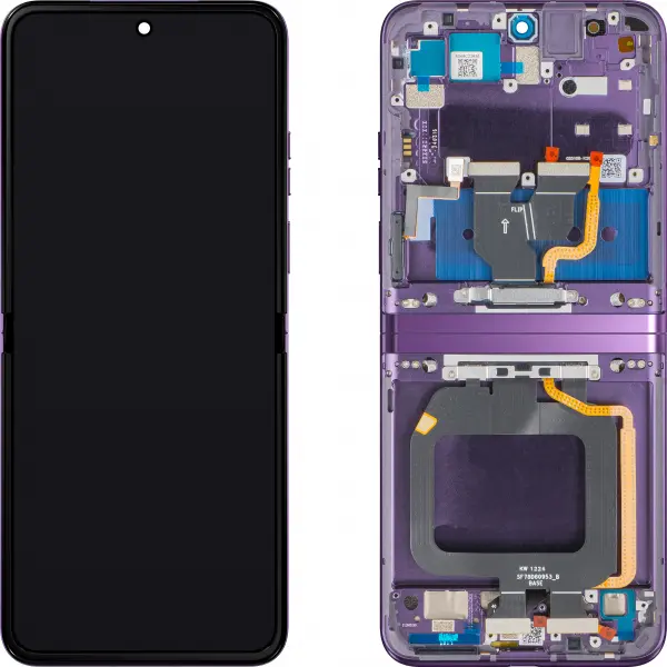 Display cu Touchscreen Motorola Razr 40, cu Rama, Sub Inner, Mov (Grape Compote), Service Pack 5D68C22836