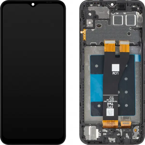 Display cu Touchscreen MP compatibil cu Samsung Galaxy A14 5G A146, cu Rama, Versiune Europa, Negru