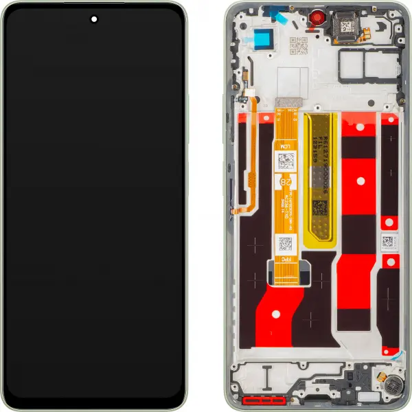 Display cu Touchscreen Oppo A5 Energy / A5 Pro, cu Rama, Verde (Olive Green), Service Pack 621029000494