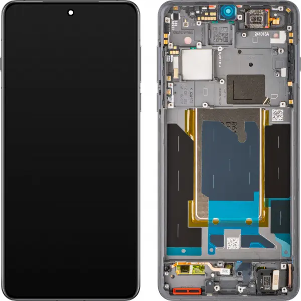 Display cu Touchscreen Oppo Find X8 Pro, cu Rama, Negru (Space Black), Service Pack 621029000356