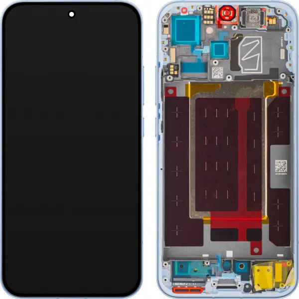 Display cu Touchscreen Oppo Reno15 Pro Mini / Reno15 Pro, cu Rama, Albastru (Aurora Blue), Service Pack 621029000776