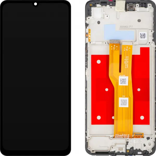 Display cu Touchscreen Samsung Galaxy A07 4G A075, cu Rama, Gri, Service Pack GH81-28044A
