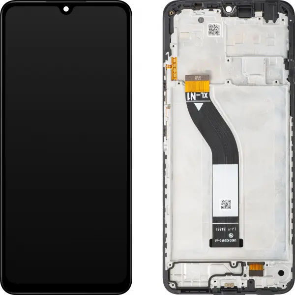 Display cu Touchscreen Xiaomi Poco C75 / Redmi A3 Pro / 14C, cu Rama, Negru, Service Pack 5600020C3NL00