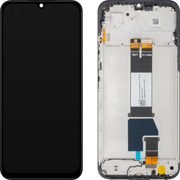 Display cu Touchscreen Xiaomi Poco C85 4G / Redmi 15C 5G / 15C 4G, cu Rama, Versiune Globala, Negru, Swap 5600020P15A00