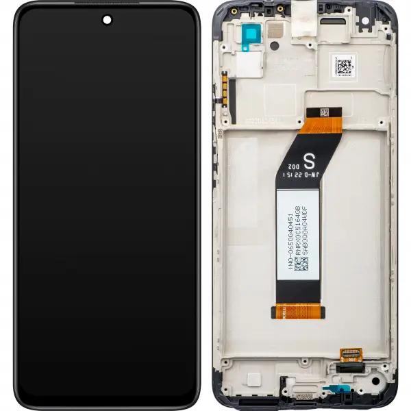 Display cu Touchscreen Xiaomi Redmi 10 2022, cu Rama, Gri (Carbon Gray), Swap 560001K19S00