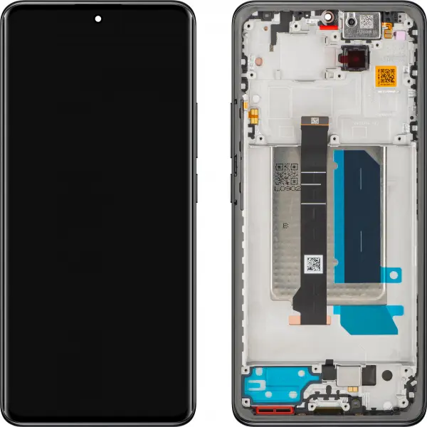 Display cu Touchscreen Xiaomi Redmi Note 14 Pro+ 5G, cu Rama, Negru (Midnight Black), Service Pack 5600190O16U00
