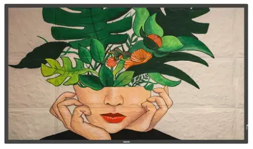Display Profesional ADS LED Philips D-Line Digital Signage 42.5inch 43BDL4511D, Ultra HD (3840 x 2160), DVI, HDMI, DisplayPort, Boxe (Negru)